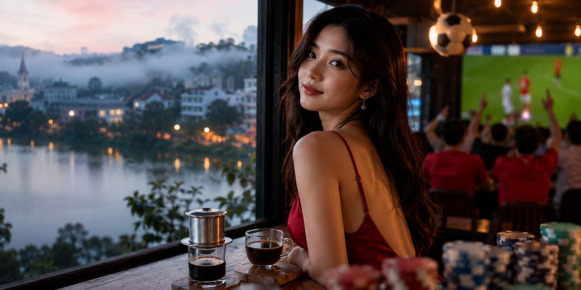 Không gian cà phê Đà Lạt gắn với bóng đá và trải nghiệm thành viên VIP