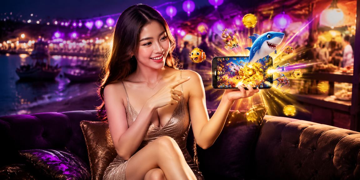 Chủ đề bắn cá tại chợ đêm Mũi Né với ánh sáng giải trí sống động